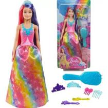Boneca Barbie Princesa Dreamtopia Penteados Fantásticos GTF37 - Mattel