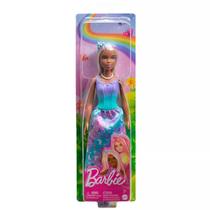 Boneca Barbie Princesa Fantasy Vestidos Sonhos Negra Lilás HRR07 HRR10 - Mattel Boneca Barbie Princesa Fantasy Vestidos Sonhos Negra Lilás HRR07 HRR10 - Mattel