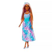 Boneca Barbie Princesa Fantasy Vestidos Sonhos Negra Lilás HRR07 HRR10 - Mattel