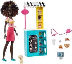 Boneca Barbie Profissões Barraca De Doces Life In The City - Mattel
