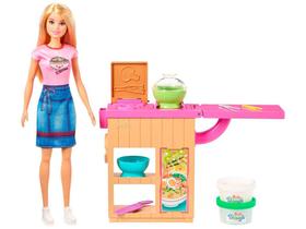 Boneca Barbie Profissões Conjunto Chef de Macarrão - com Acessórios Mattel
