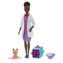 Boneca Barbie Profissões Deluxe Veterinária Mattel - GTN84