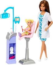 Boneca Barbie Profissões Dentista Pediatra Morena - Mattel