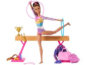 Boneca Barbie Profissões Ginasta com Acessórios - Mattel Boneca Barbie Profissões Ginasta com Acessórios - Mattel