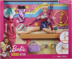 Boneca Barbie Profissões Ginasta Playset Mattel GJM72