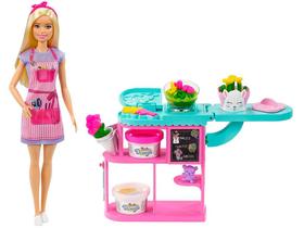 Boneca Barbie Profissões Loja de Flores - com Acessórios Mattel