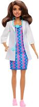 Boneca Barbie Profissões Médica com Jaleco Branco e Estetoscópio Boneca Barbie Profissões Médica com Jaleco Branco e Estetoscópio