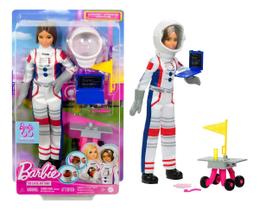 Boneca Barbie Profissões Morena Astronauta HRG45 Mattel