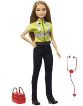 Boneca Barbie Profissões Paramédica Cabelo Castanho Petite GYT28 Mattel Boneca Barbie Profissões Paramédica Cabelo Castanho Petite GYT28 Mattel
