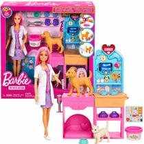 Boneca Barbie Profissões Veterinária com Acessórios - Mattel Boneca Barbie Profissões Veterinária com Acessórios - Mattel