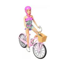 Boneca Barbie Real Passeio de Bicicleta Mattel FTV96
