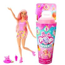 Boneca Barbie Reveal Pop Juicy Morango 8 Surpresas HNW40 - Mattel Boneca Barbie Reveal Pop Juicy Morango 8 Surpresas HNW40 - Mattel