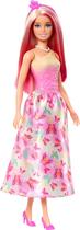 Boneca Barbie Royal com cabelo e acessórios rosa e loiro Fantasy