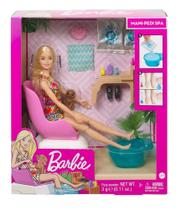 Boneca Barbie Salão De Beleza Manicure Pedicure Spa Original - Mattel