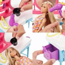 Boneca Barbie Salão De Beleza Totally Hair 3+ Hkv00 Mattel