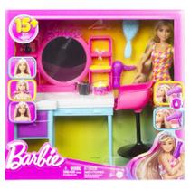 Boneca Barbie Salão de Beleza Totally Hair Mattel HKV00