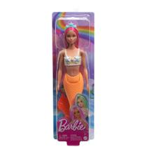 Boneca Barbie Sereia Cauda Laranja Cabelo Rosa Mattel Boneca Barbie Sereia Cauda Laranja Cabelo Rosa Mattel