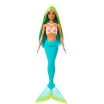 Boneca Barbie Sereia Cauda Verde Tiffany HRR02 HRR03 - Mattel