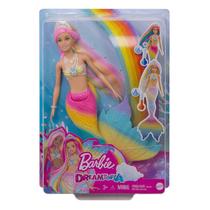 Boneca Barbie Sereia Dreamtopia Muda de Cor Mattel GTF89