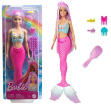 Boneca Barbie Sereia Fantasia Cabelo Longo de Sonho - Mattel