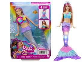 Boneca Barbie Sereia Luzes Brilhantes - Dreamtopia - Mattel