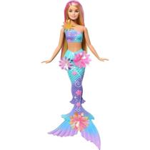 Boneca Barbie Sereia Mágica Flores - Mattel Boneca Barbie Sereia Mágica Flores - Mattel