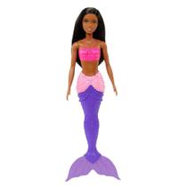 Boneca Barbie Sereia Negra Dreamtopia Mattel