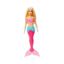 Boneca barbie sereia tradicional loira - mattel hgr05/hgr04