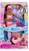 Boneca Barbie Sereias Cores Magicas Negra Mattel Hrp96