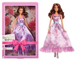 Boneca Barbie Signature Birthday Wishes - Feliz Aniversario - Mattel