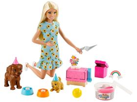 Boneca Barbie Sisters & Pets - Aniversário do Cachorrinho com Acessórios Mattel