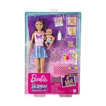 Boneca Barbie Skipper Conjunto Babá Hora de Dormir HJY33 Mattel