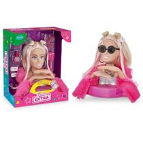 Boneca Barbie Styling Head Extra Fala 12 Frases C Acessórios - Pupee