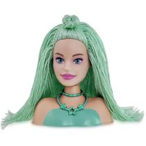Boneca Barbie Styling Head Verde Claro - Pupee Brinquedos - Unidade