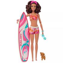 Boneca Barbie Surfista O Filme Com Acessórios - Mattel Hpt49