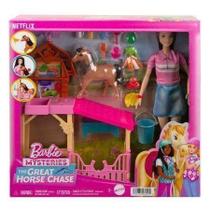 Boneca Barbie The Great Horse Chase Criacao de Cavalos HXJ40 Mattel Única - Padrão