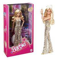 Boneca Barbie The Movie - Margot Robbie como Barbie em Gold Disco