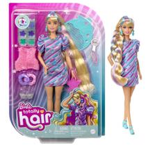 Boneca Barbie Totally Hair - 21cm de Cabelo Fantástico com Tema de Estrela