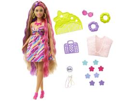 Boneca Barbie Totally Hair Boneca Cabelo Colorido