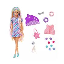 Boneca Barbie Totally Hair Cabelos Coloridos Mattel Hcm88
