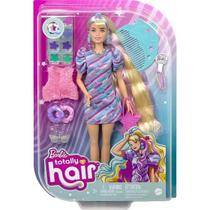Boneca Barbie Totally Hair com Acessórios Estrela - HCM87 HCM88 - Mattel Boneca Barbie Totally Hair com Acessórios Estrela - HCM87 HCM88 - Mattel