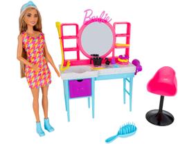 Boneca Barbie Totally Hair Salão de Beleza - com Acessórios Mattel
