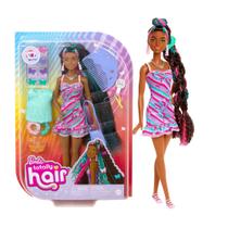 Boneca Barbie Totally Hair Vestido Borboleta com Acessórios - Mattel HCM91
