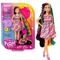 Boneca Barbie Totally Hair Vestido Corações 3+ HCM90 Mattel