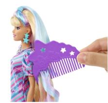 Boneca Barbie Totally Hair Vestido Estrelas Loira HCM87/HCM88 - Mattel