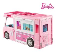 Boneca Barbie - Trailer Acampamento Dos Sonhos 3 Em 1 - Mattel - GHL93 Boneca Barbie - Trailer Acampamento Dos Sonhos 3 Em 1 - Mattel - GHL93