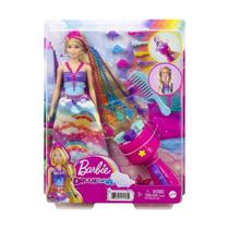 Boneca Barbie Tranças Mágicas 30Cm Dreamtopia - Mattel Gtg00