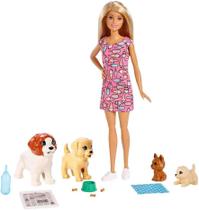 Boneca Barbie Treinadora De Cachorrinhos Cuidadora De Pets - Mattel