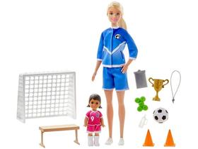 Boneca Barbie Treinamento de Futebol - com Acessórios Mattel