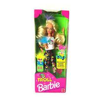 Boneca Barbie Troll 1992 com Miniatura Troll - Rara e Colecionável